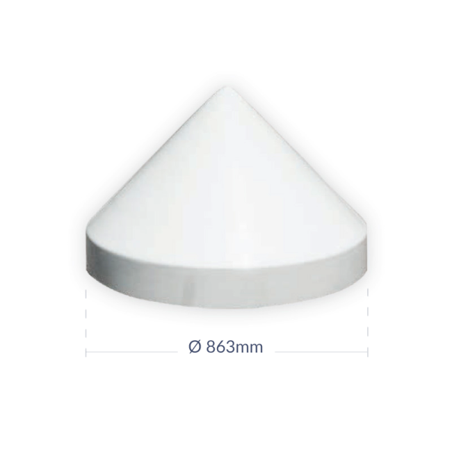 Chapeau de pieu conique Ø863mm