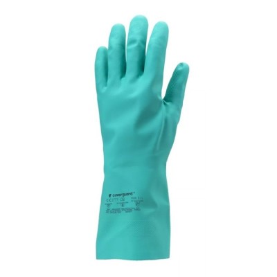 Gants EUROCHEM 5510 nitrile vert sup. ép 0.38 mm 33cm