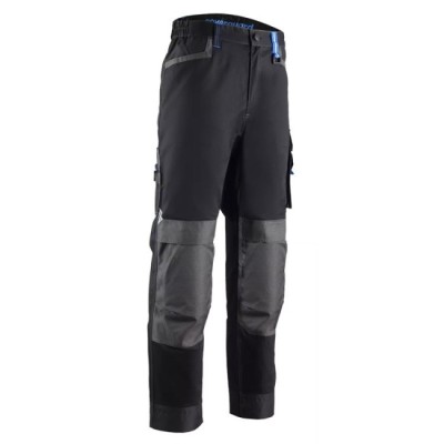 TELICA Pantalon Homme Noir-Bleu