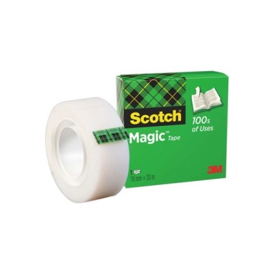 Ruban adhésif invisible mat Scotch Magic 810 - 33 m x 19 mm - SCOTCH