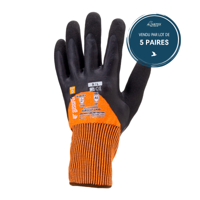 Gants EUROCUT L400 CUT D. HPPE J13 dble end. 3/4 latex